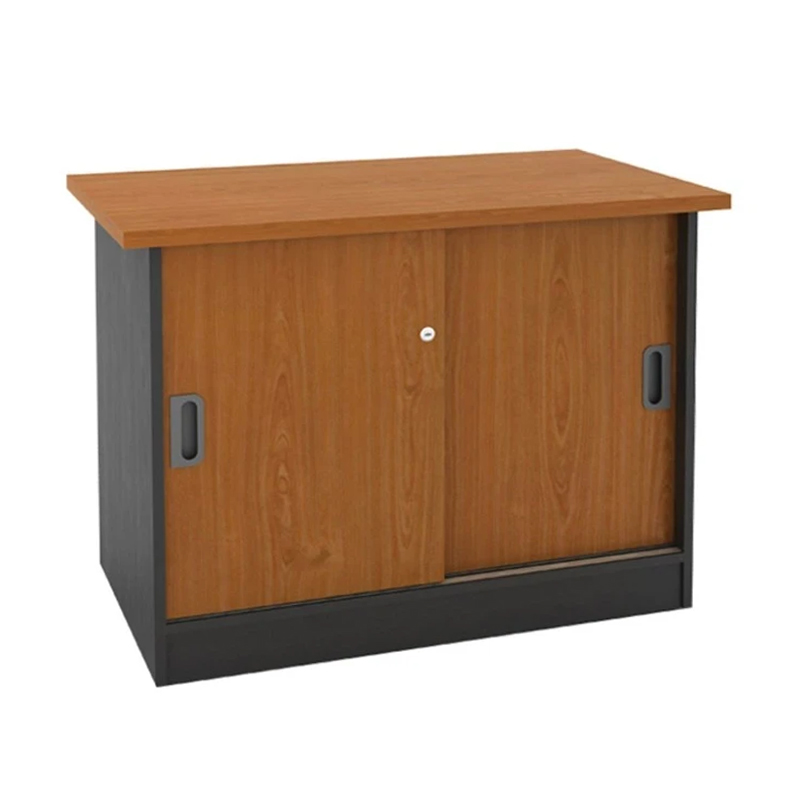 SIDE CABINET-A Grey/Cherry 90x45x70