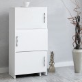 Anna Megapap melamine kitchen - bathroom cabinet in white color 65x31.5x89.8cm.