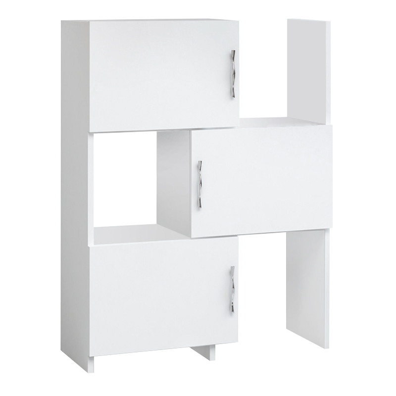 Anna Megapap melamine kitchen - bathroom cabinet in white color 65x31.5x89.8cm.