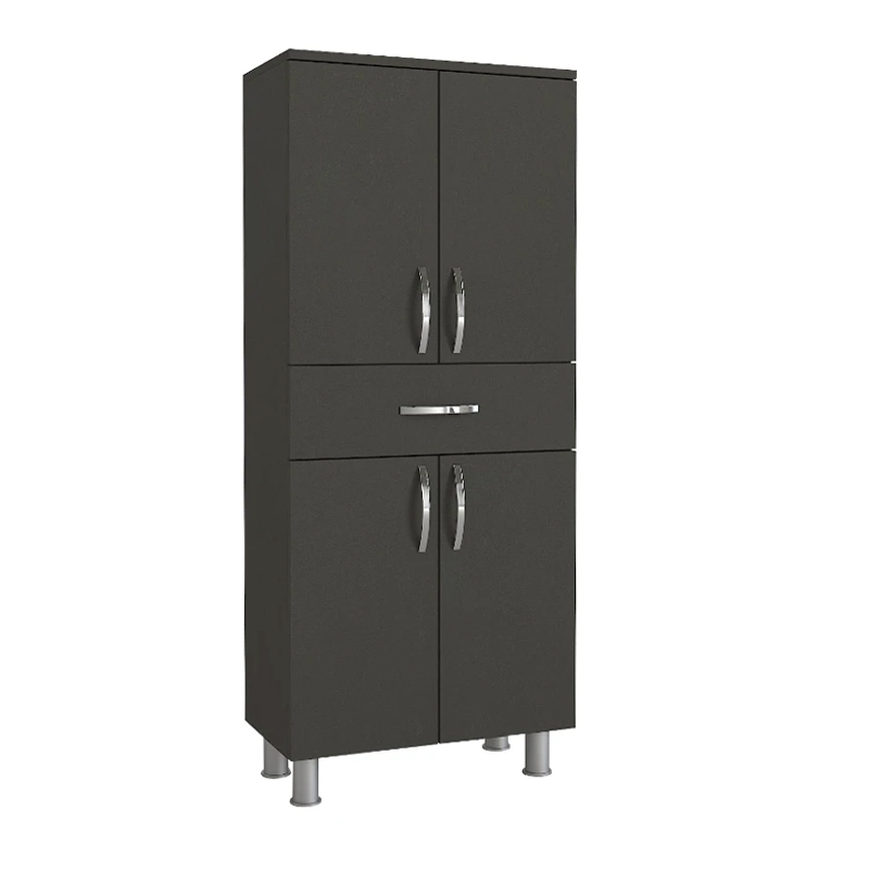 Montana Megapap melamine multipurpose cabinet in anthracite color 59,4x31,5x140cm.