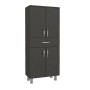 Montana Megapap melamine multipurpose cabinet in anthracite color 59,4x31,5x140cm.