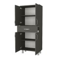 Montana Megapap melamine multipurpose cabinet in anthracite color 59,4x31,5x140cm.