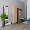 Stair Megapap melamine multipurpose cabinet in oak color 62,2x37,4x156cm