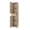 Ντουλάπι κουζίνας - μπάνιου Selina Megapap χρώμα sapphire oak 35x31x179εκ.