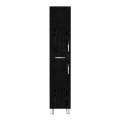 Ντουλάπι κουζίνας - μπάνιου Selina Megapap χρώμα sencron black 35x31x179εκ.