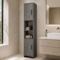 Vero Megapap melamine kitchen / bathroom cabinet in concrete grey color 35x29.6x180cm.