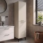 Singa Megapap melamine multipurpose cabinet in sandstone color 45x40x180cm.