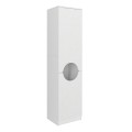 Verga Megapap melamine multipurpose cabinet in white color 45x40x180cm.