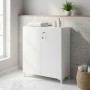 Cilem Megapap melamine multipurpose cabinet in white color 70x32x88cm.
