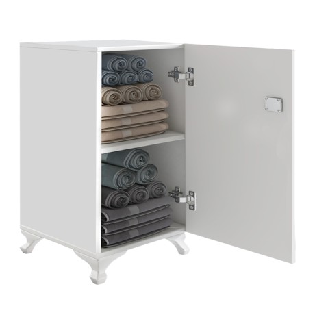 Ντουλάπι με κλειδαριά Rene Megapap χρώμα λευκό 29x29x68εκ.