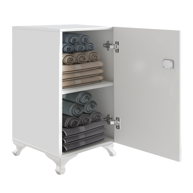 Rene Megapap melamine multipurpose cabinet in white color 29x29x68cm.
