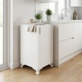 Rene Megapap melamine multipurpose cabinet in white color 29x29x68cm.