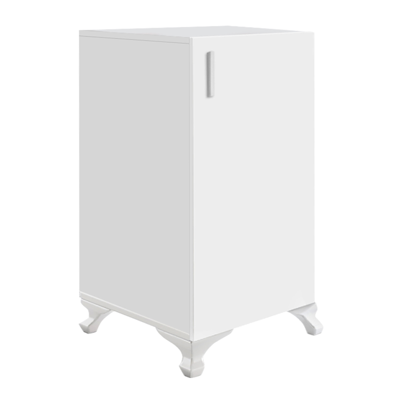 Rene Megapap melamine multipurpose cabinet in white color 29x29x68cm.