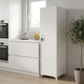 Zehra Megapap melamine multipurpose cabinet in white color 30x32x168cm.