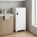 Zehra Megapap melamine multipurpose cabinet in white color 30x32x88cm.