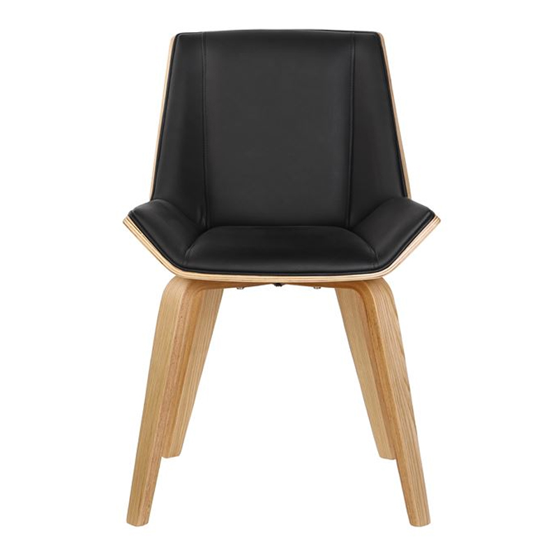 NUMAN Chair Natural/Pu Black