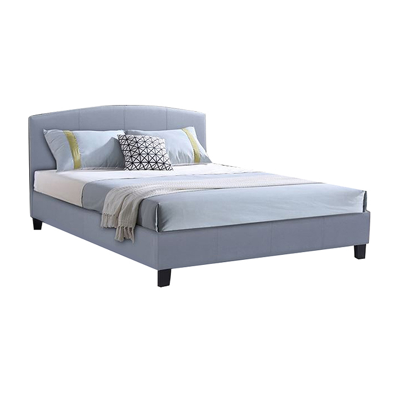 ODEON Bed (for Mattress 140x190cm) Fabric Grey