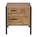 PALLET-W Bedside 44x40x50 Antique Oak
