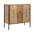 Pallet-W Ντουλάπι-Παπουτσοθήκη 2-Πόρτες 80X40X80 Antique Oak
