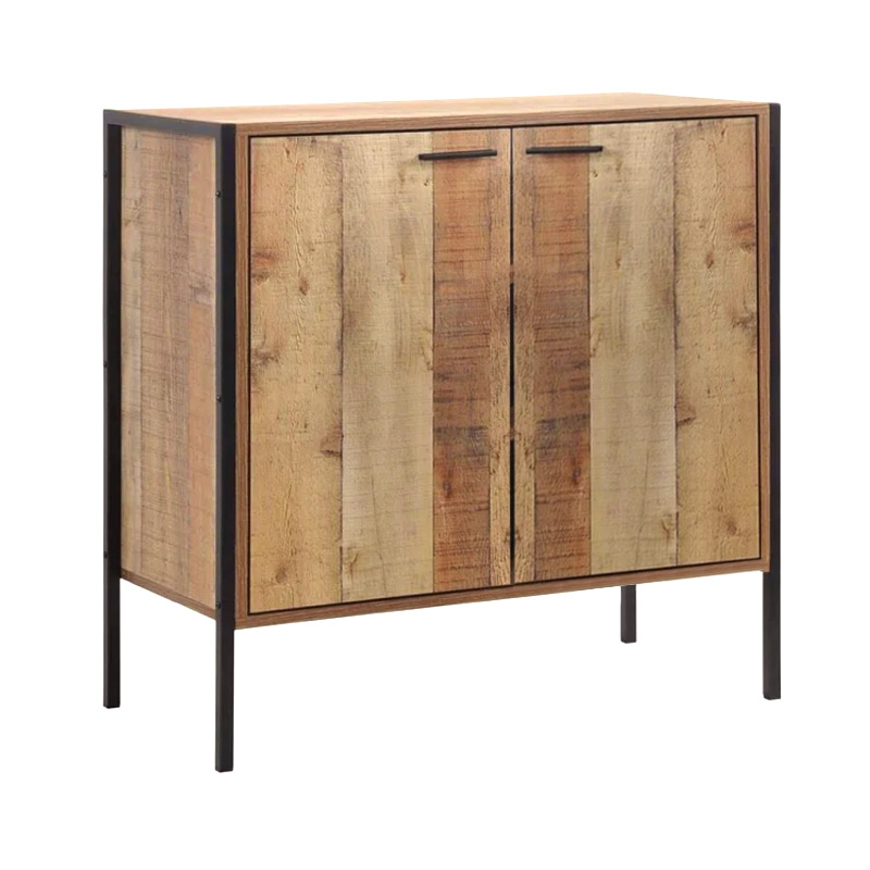 Pallet-W Ντουλάπι-Παπουτσοθήκη 2-Πόρτες 80X40X80 Antique Oak