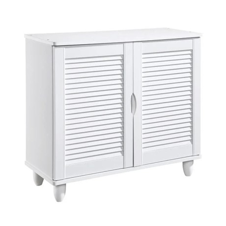 SHOE CABINET 2 Doors 77x33x70cm White
