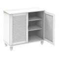 SHOE CABINET 2 Doors 77x33x70cm White