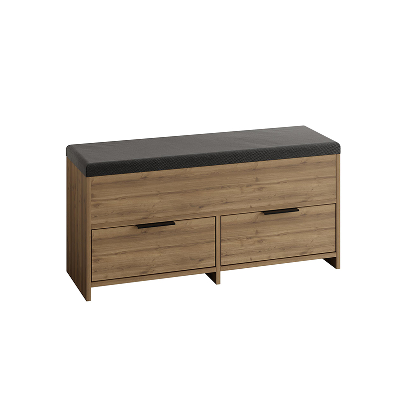 Παπουτσοθήκη Cove Megapap χρώμα ανοιχτό καρυδί 106x34x51,5εκ.