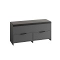 Παπουτσοθήκη Cove Megapap χρώμα ανθρακί 106x34x51,5εκ.