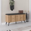 Παπουτσοθήκη Dune Megapap χρώμα sapphire oak 107x35x55εκ.