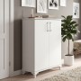 Jack Megapap melamine shoe cabinet in white color 72x32.5x100cm.