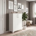 Jack Megapap melamine shoe cabinet in white color 72x32.5x100cm.
