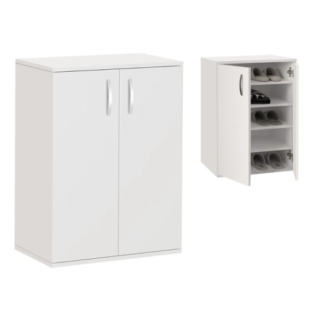 Παπουτσοθήκη - Ντουλάπι Manolo Megapap χρώμα λευκό 60x38x81,4εκ.