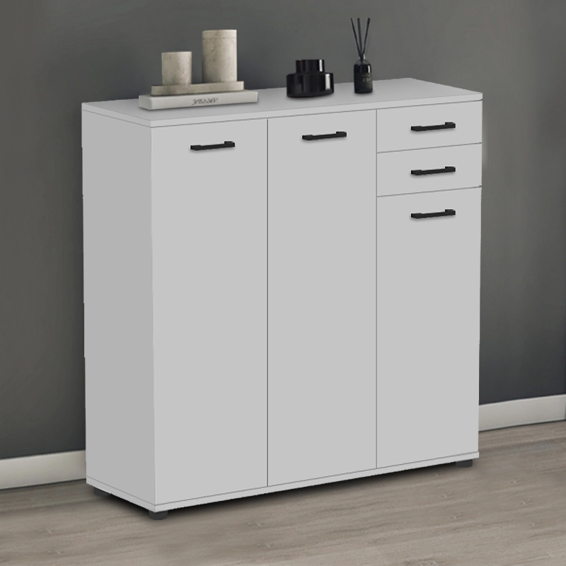 Παπουτσοθήκη - ντουλάπι Polly Megapap χρώμα λευκό 108x35x108εκ.