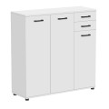Παπουτσοθήκη - ντουλάπι Polly Megapap χρώμα λευκό 108x35x108εκ.
