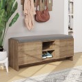 Zulla Megapap melamine entrance furniture in light brown color 110x37x43cm.