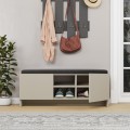 Παπουτσοθήκη Zulla Megapap χρώμα sandstone 110x37x43εκ.