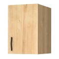 Melamine one - door wardrobe loft Ricardo Megapap in oak color 40x51.8x59cm.