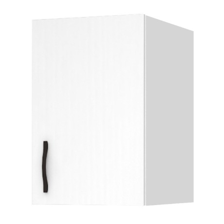 Melamine one - door wardrobe loft Ricardo Megapap in white color 40x51.8x59cm.