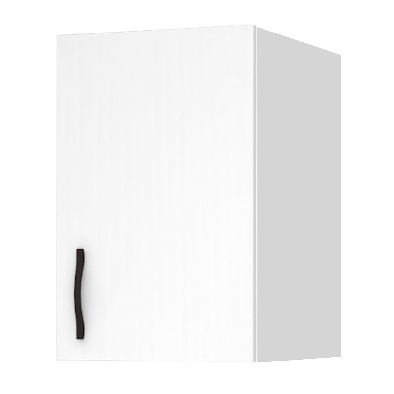 Melamine one - door wardrobe loft Ricardo Megapap in white color 40x51.8x59cm.