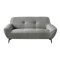 PEDRO 2-Seater Sofa Fabric Grey