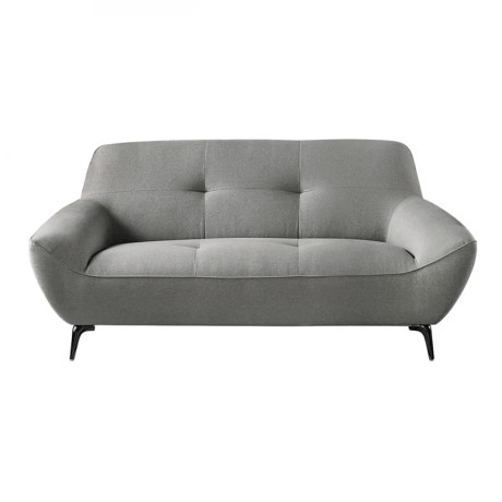 PEDRO 2-Seater Sofa Fabric Grey