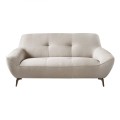 PEDRO 2-Seater Sofa Fabric Mixed Beige