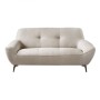 PEDRO 2-Seater Sofa Fabric Mixed Beige