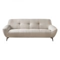 PEDRO 3-Seater Sofa Fabric Mixed Beige