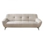 PEDRO 3-Seater Sofa Fabric Mixed Beige