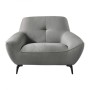 PEDRO Armchair Fabric Grey