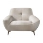 PEDRO Armchair Fabric Mixed Beige