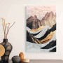 "Abstract Mountain" Megapap painting on canvas digital printing 70x100x3cm.