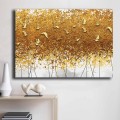 Πίνακας σε καμβά "Golden Birds" Megapap ψηφιακής εκτύπωσης 100x70x3εκ.