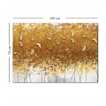 Πίνακας σε καμβά "Golden Birds" Megapap ψηφιακής εκτύπωσης 100x70x3εκ.
